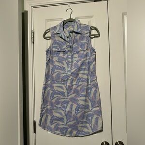 Vineyard Vines Island Palm Margo Shirt Dress Size 0